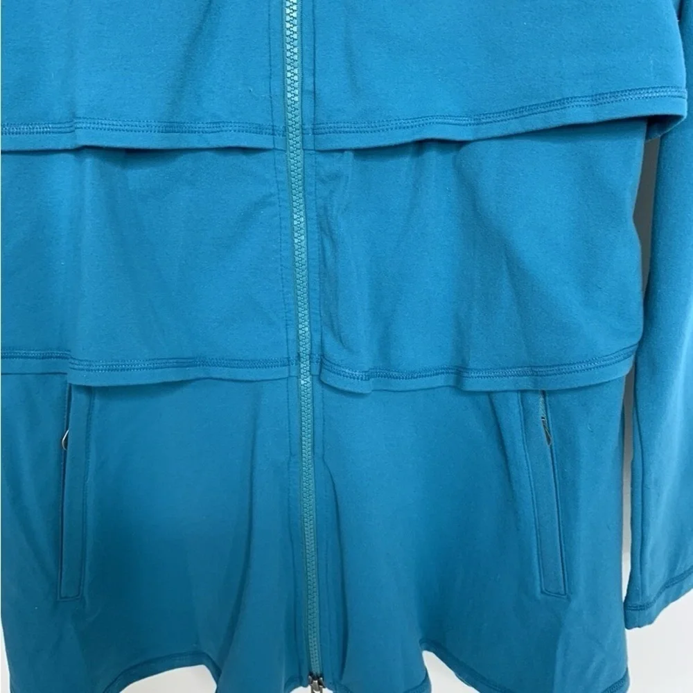 Athleta Teal Zip-Up Jacket